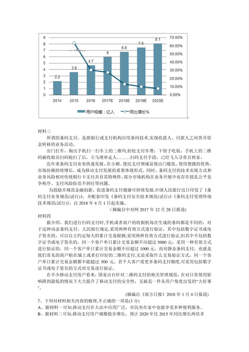 辽宁省瓦房店市高级中学2018-2019学年高一上学期10月月考语文试卷含答案