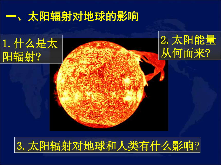 第2节 太阳对地球的影响课件  25张