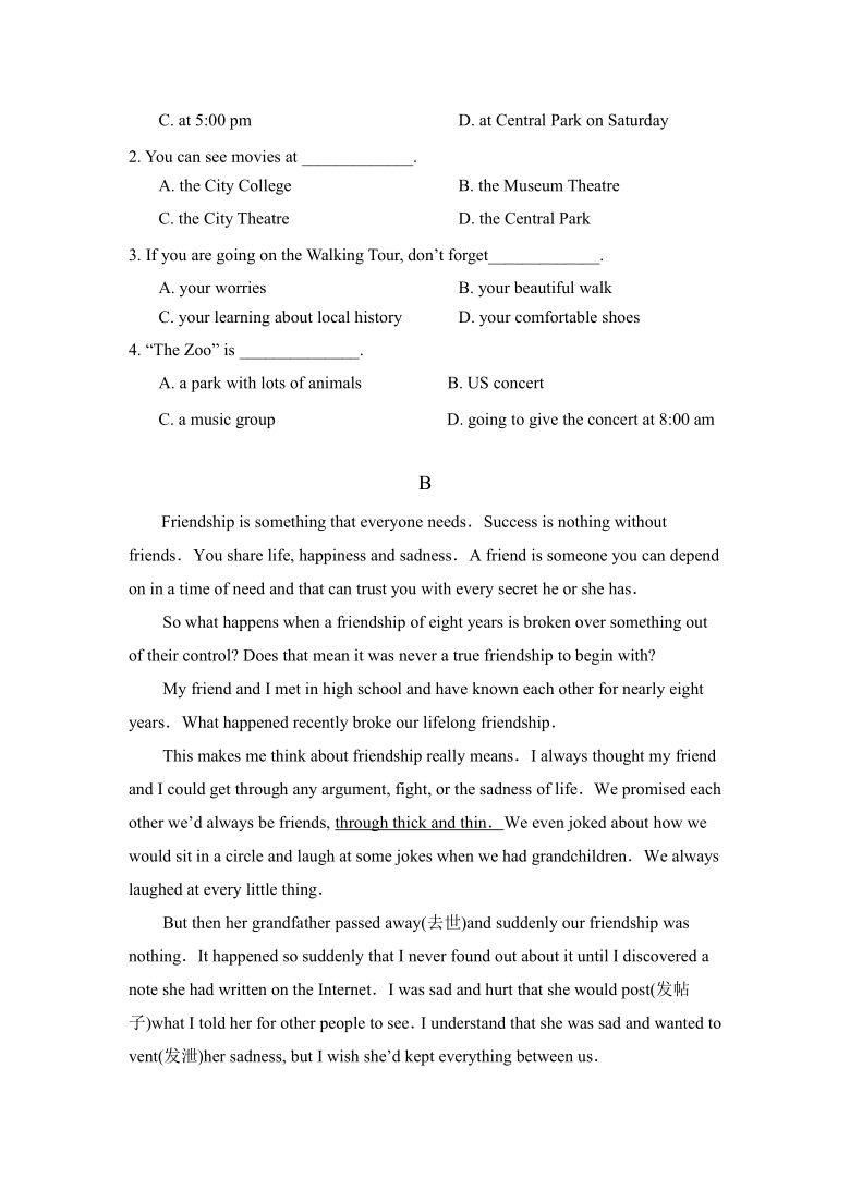 内蒙古包头市回民中学2020-2021学年高一上学期期中考试英语试卷 Word版含答案（无听力题）