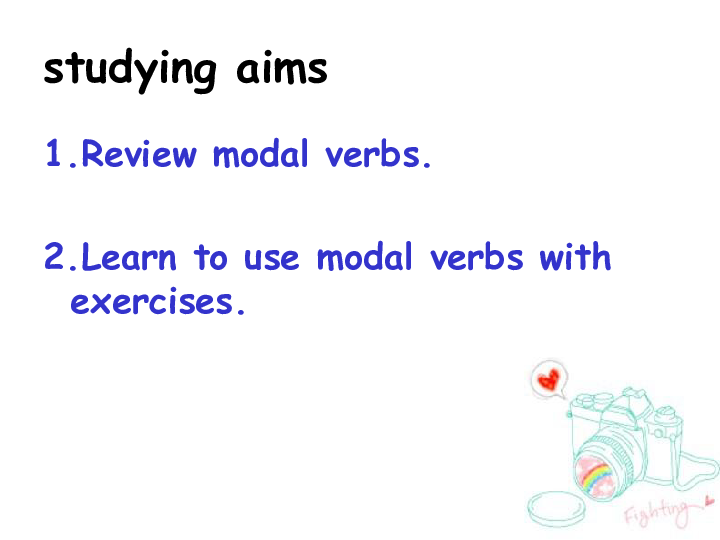 Unit 2 Sporting events Grammar and usage Modal verbs课件（59张）