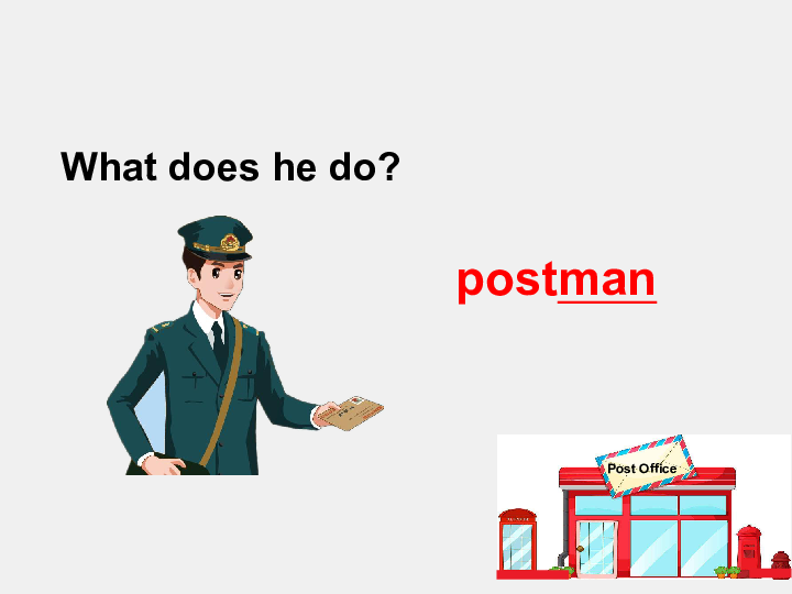 Unit 5 What does he do? PA Let’s learn 课件（共22张PPT）