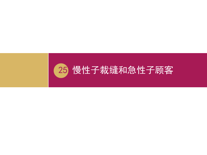 三年级下册语文课件－25慢性子裁缝和急性子顾客 人教（部编版） (共19张PPT)