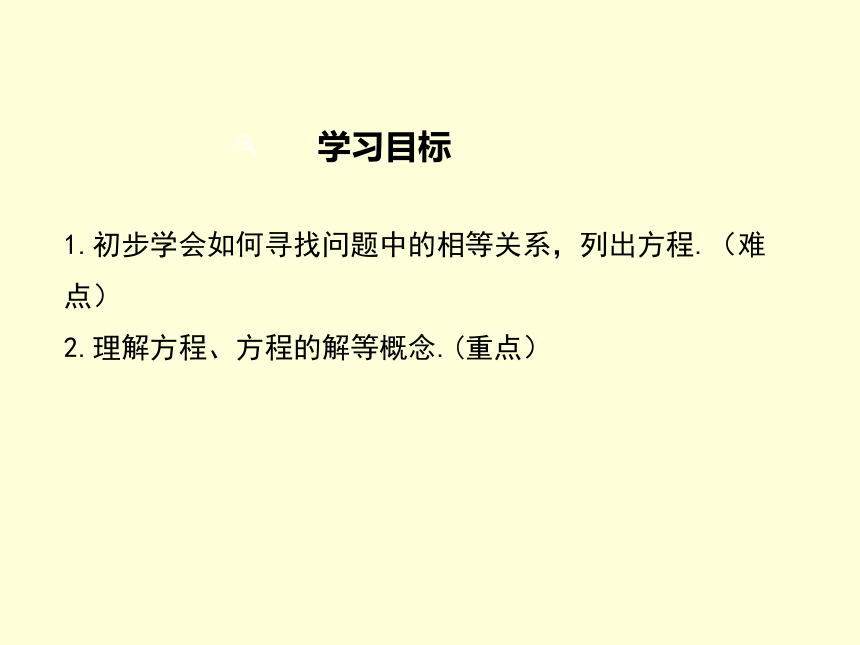 6.1 从实际问题到方程课件