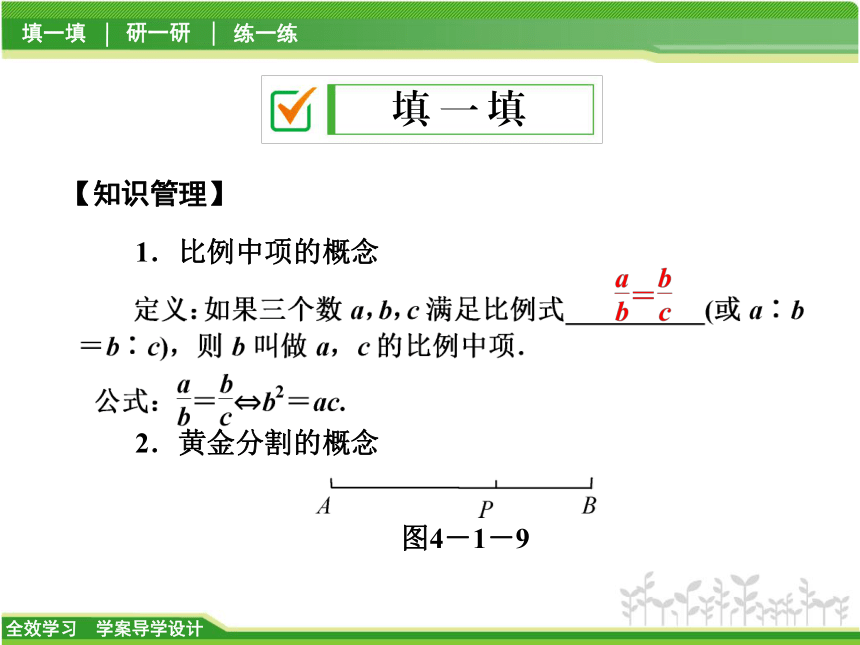 4.1比例中项 第3课时