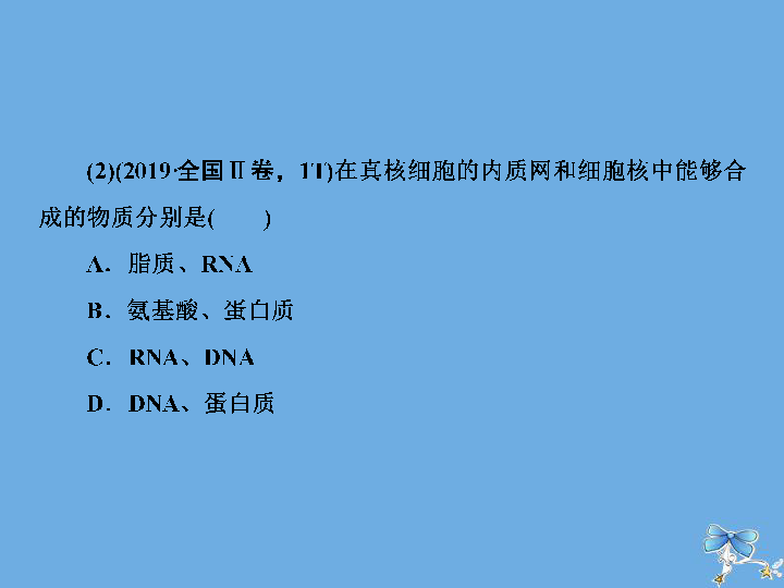 2020届高考生物艺考生大二轮总复习下篇高效提分策略课件（136张）