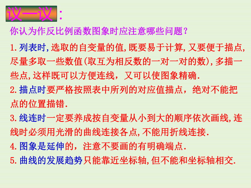 26.1.2反比例函数的图像与性质 课件