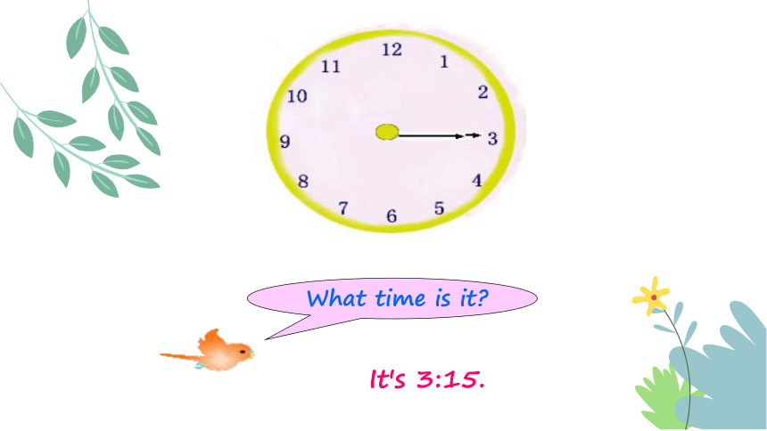 Unit2 What time is it？Part B Let's learn 课件（17张ppt）