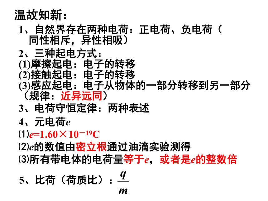 2020-2021学年高二上学期物理人教版选修3-1课件：1.2  库仑定律19张PPT