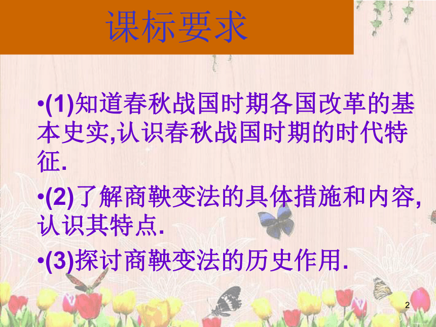 岳麓版选修1第二单元第4课商鞅变法与秦的强盛（共23张PPT）