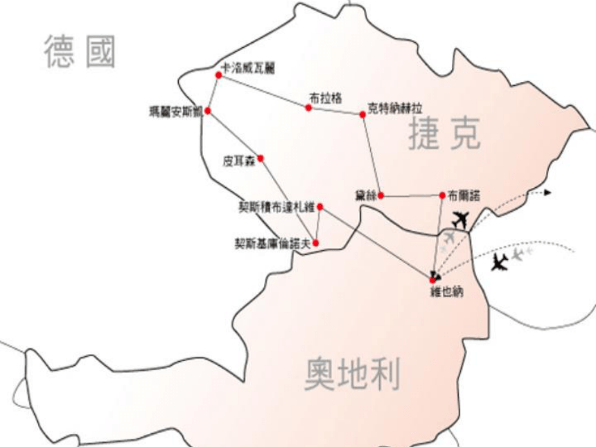 伏尔塔瓦河 地图图片