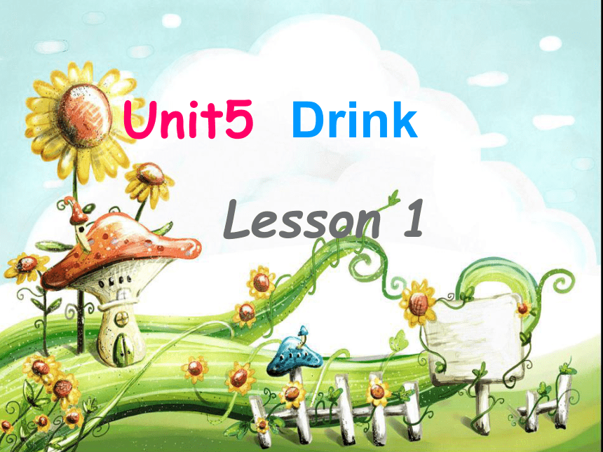 Unit 5 Drink Lesson 1 课件