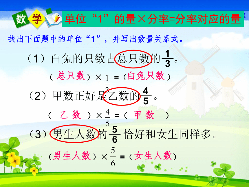 数学六年级上人教版3 分数除法 解决问题(一) 课件（25张）