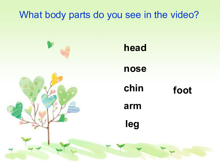 Unit 1 Parts of my body Lesson 7 课件（17张PPT）