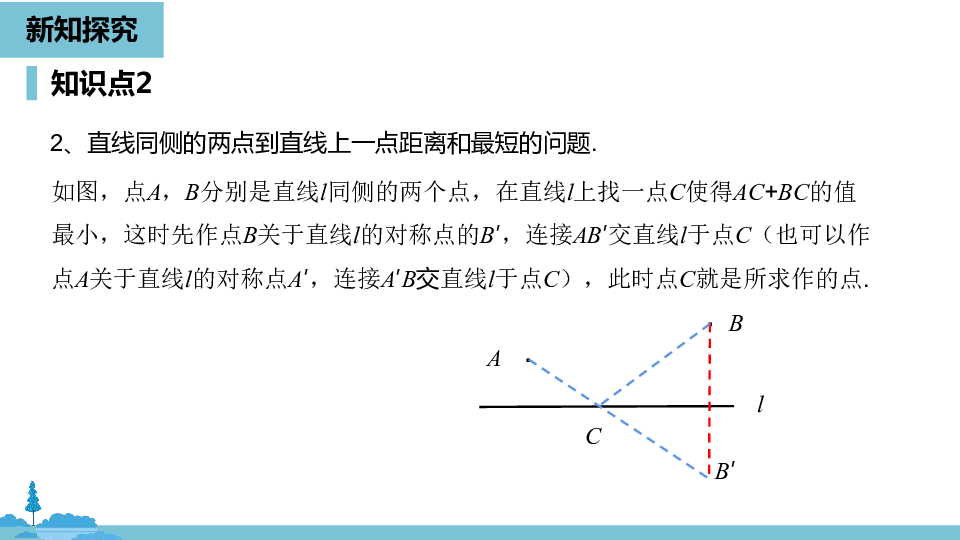 人教版八年级数学上册13.4最短路径问题课时2课件（25张PPT)