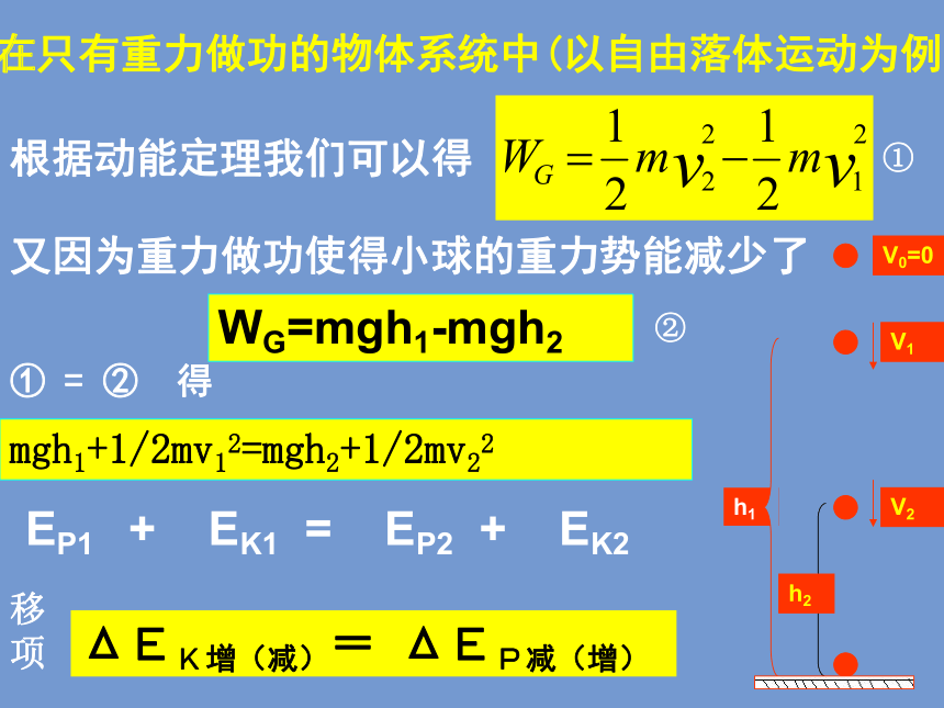 人教版高一物理必修2课件：7.8机械能守恒定律 (共23张PPT)