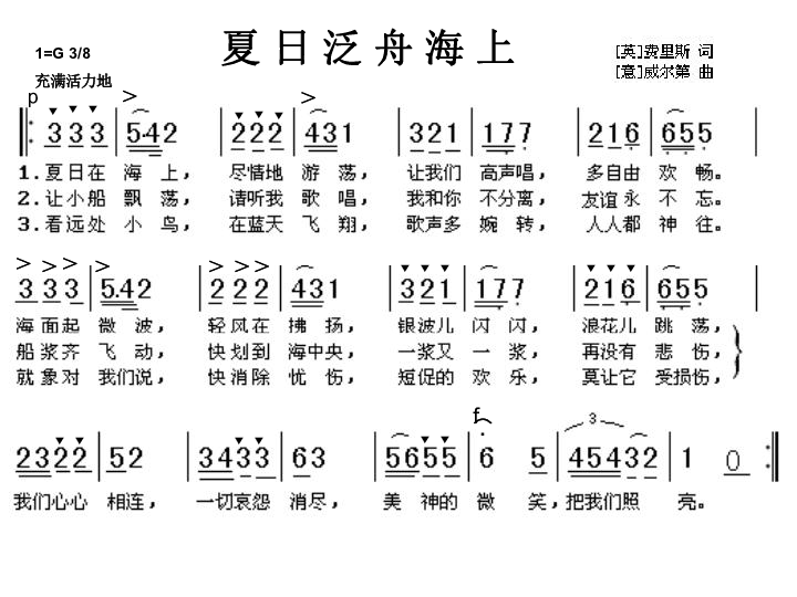 夏日泛舟海上课件