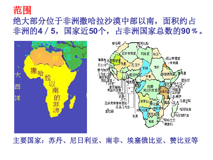 粵教版七下地理102撒哈拉以南非洲課件63張ppt