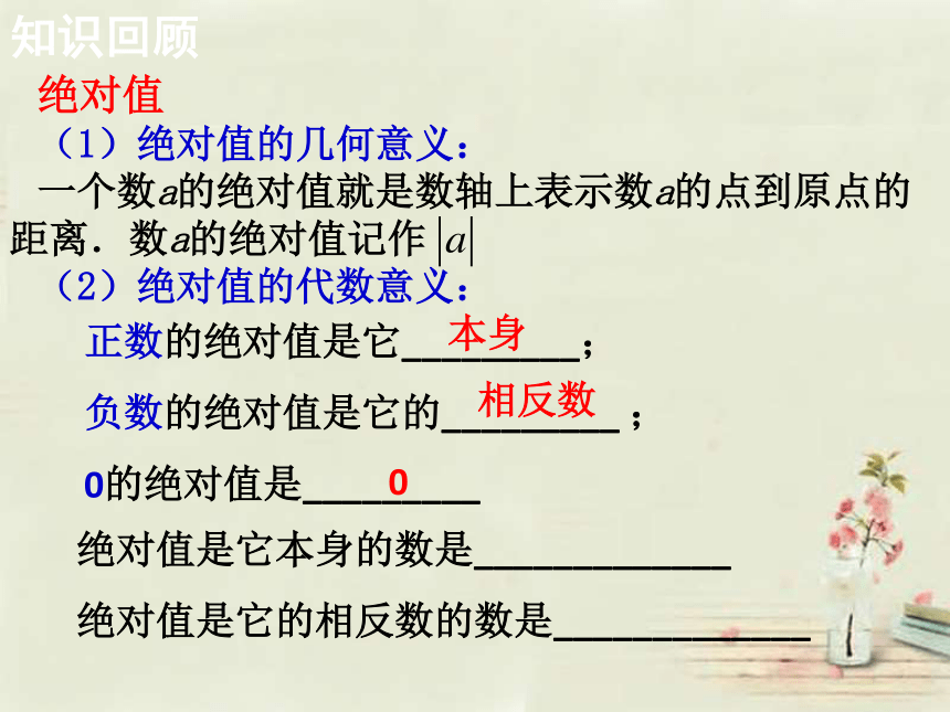 第二章 有理数复习 课件