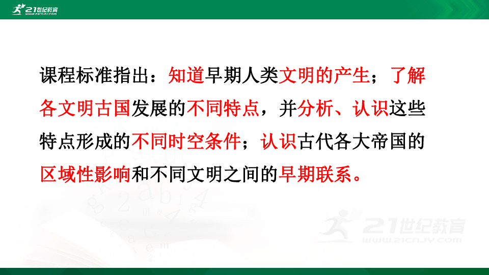 【备考2020】高考历史二轮复习 之古代文明的产生和发展 复习课件（共16张PPT）