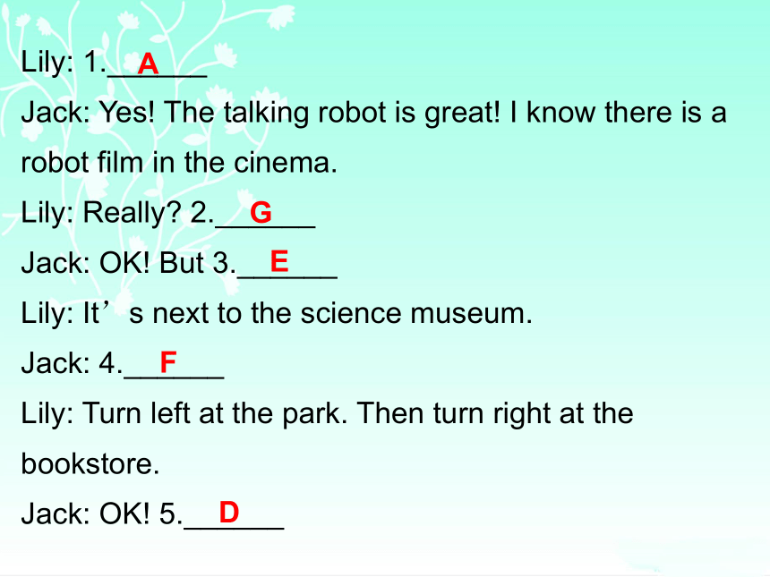 Unit 1 How can I get there? Part B 练习课件（含答案） (共27张PPT)