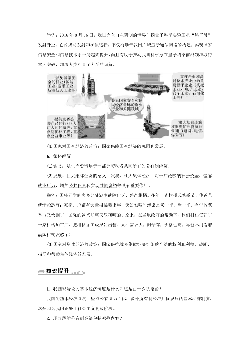 5.1基本经济制度学案(含答案)