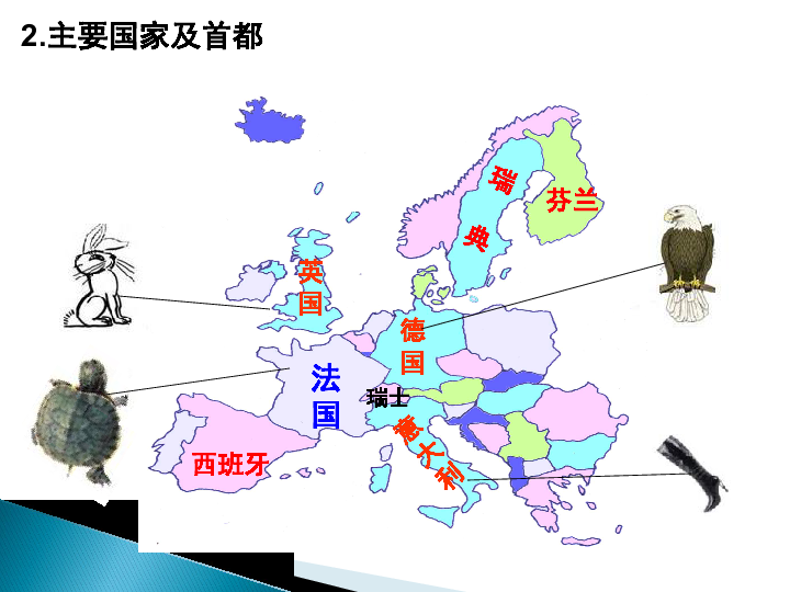 晋教版七年级下册地理 9．4 欧洲西部──发达国家最集中的区域 （共22张PPT）