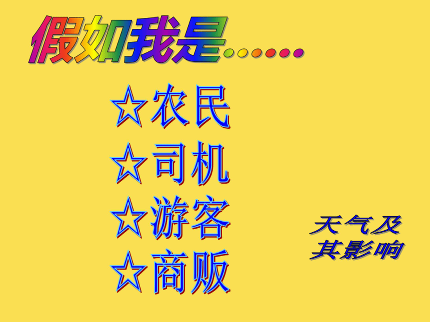 人教版七年级上册地理课件：第三章 第一节 多变的天气 (共41张PPT)