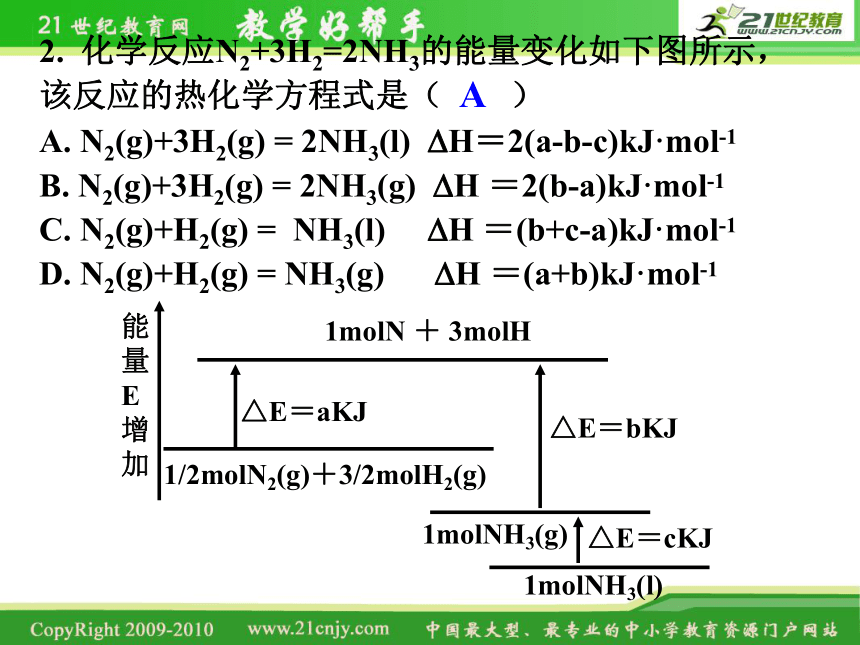 广东省汕头市澄海中学高二化学第一章《中和热》课件