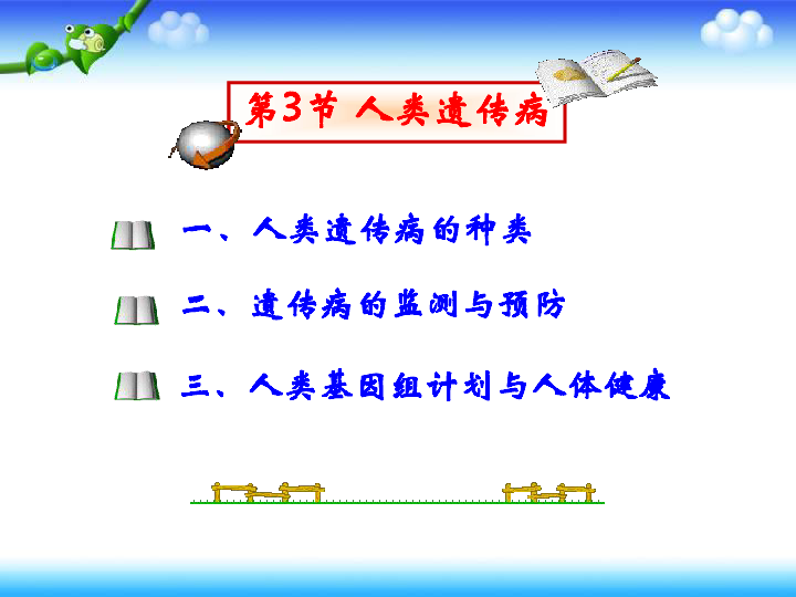 高中生物人教版必修2 第五章 基因突变及其它变异 第3节 人类遗传病 课件(共47张PPT)