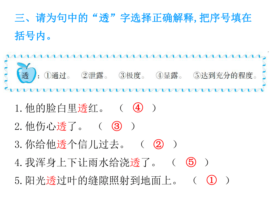 唯一的听众习题  课件（含答案） (共18张PPT)