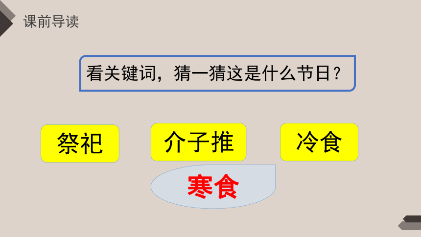 寒食板书设计图图片