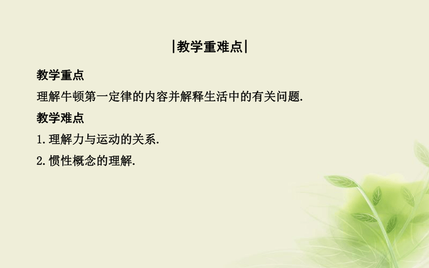 2018版高中物理第6章力与运动第1节牛顿第一定律课件鲁科版必修1:36张PPT