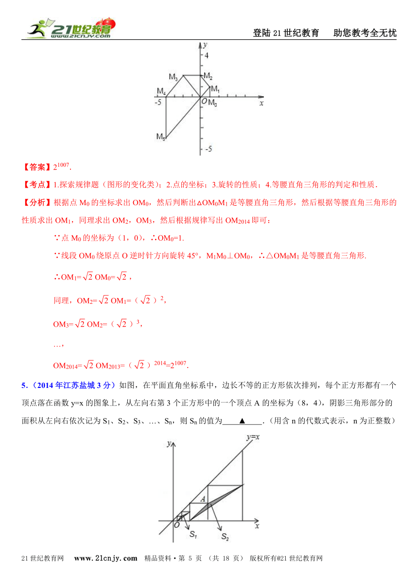 2014年全国中考数学试题分类解析汇编(170套75专题）专题42：等腰直角三角形