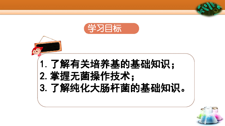 新人教版高中生物选修一2.1《微生物的实验室培养》(57张PPT)