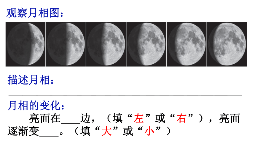 二年级科学观察月相ppt图片