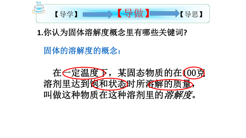 课题2 溶解度（第二课时）(共15张PPT)