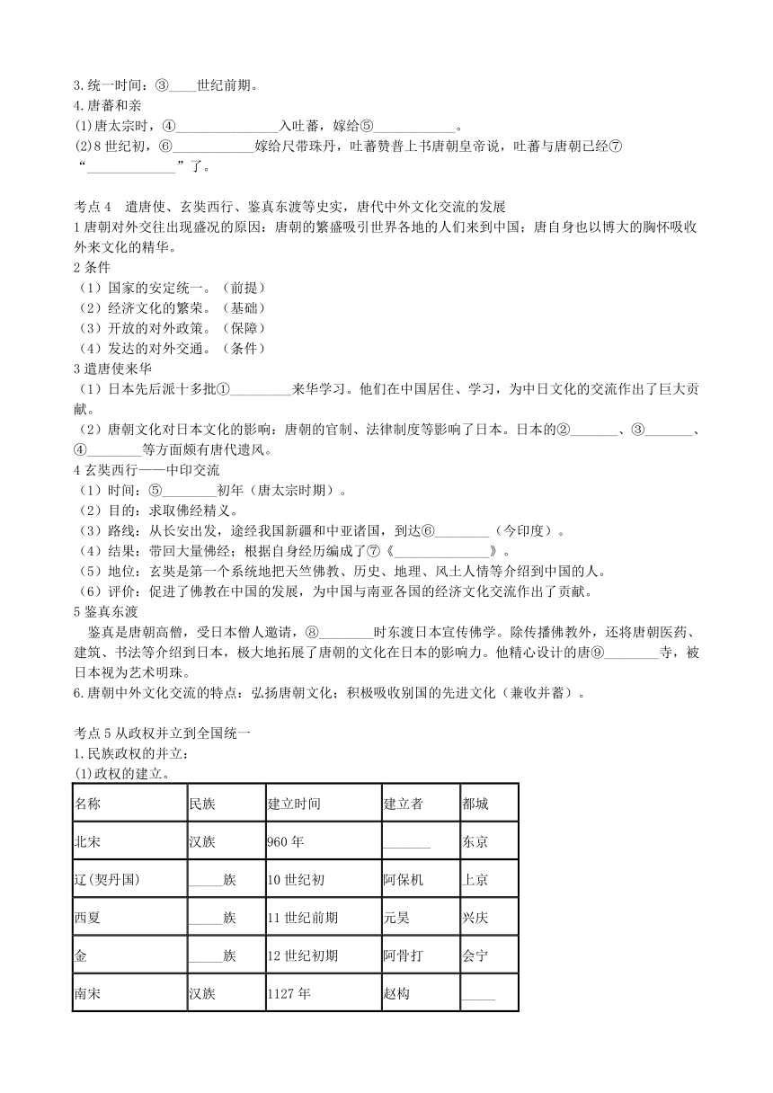 江苏省南京市2017届中考历史夺标复习攻略（三）繁荣与开放的社会