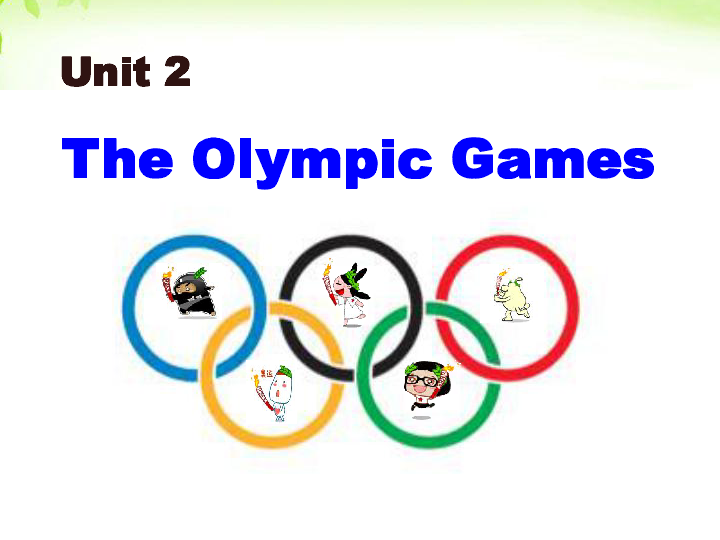 人教新课标必修2  Unit2 The Olympic Games Using Language1 课件(18张PPT)