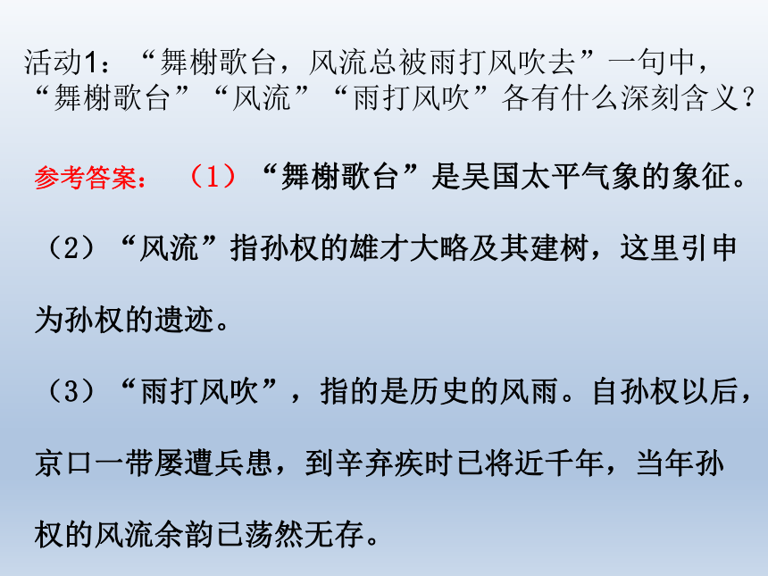 2021—2022学年统编版高中语文必修上册9.2《永遇乐》课件（21张PPT）