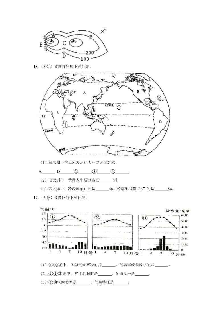 2020-2021学年黑龙江省绥化市绥棱县七年级（上）期末地理试卷(word解析版)