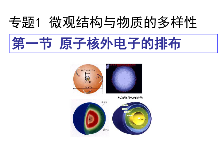 苏教化学必修2专题1第一单元 原子核外电子排布与元素周期律（共28张PPT）