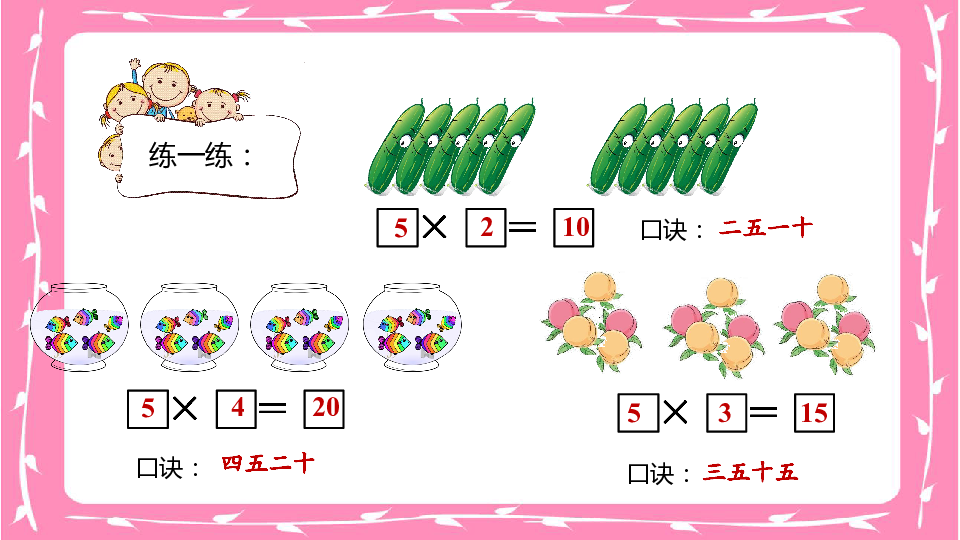 5的乘法口诀 (共22张PPT)