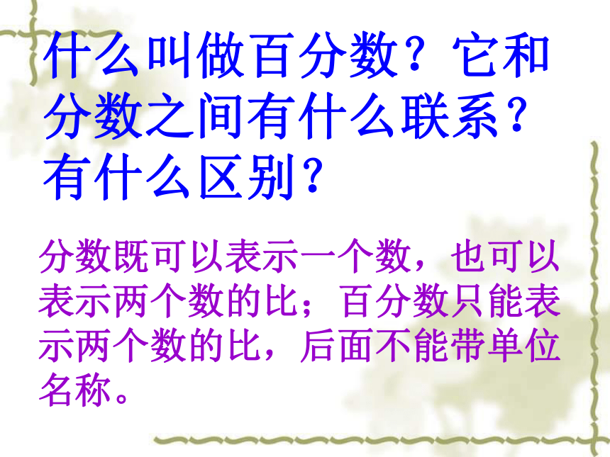 认识百分数整理与复习课件