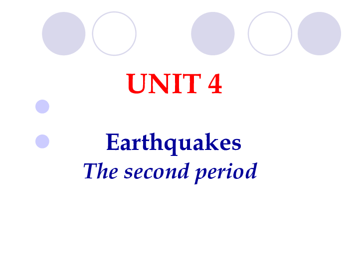 人教版必修1 Unit 4 Earthquakes reading 课件（25张ppt）