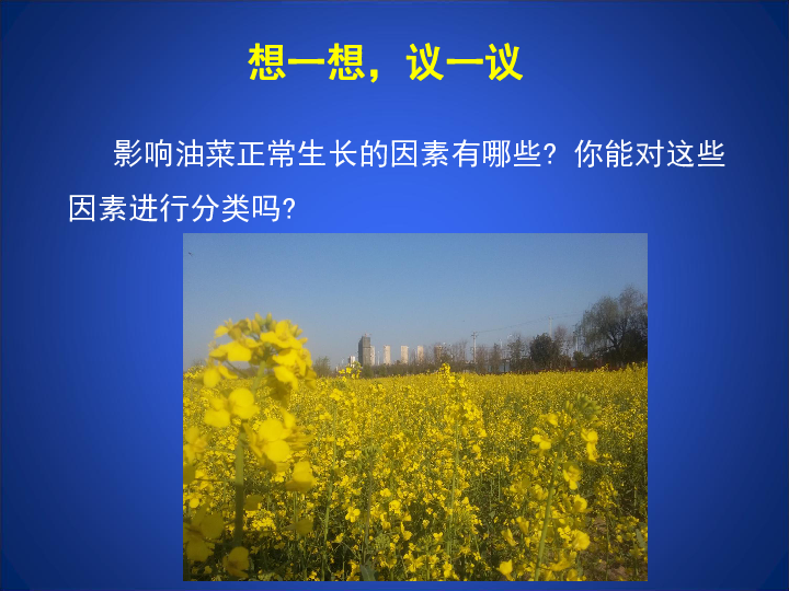 北师大版生物八年级下册23.1生物的生存依赖一定的环境课件(共31张PPT)