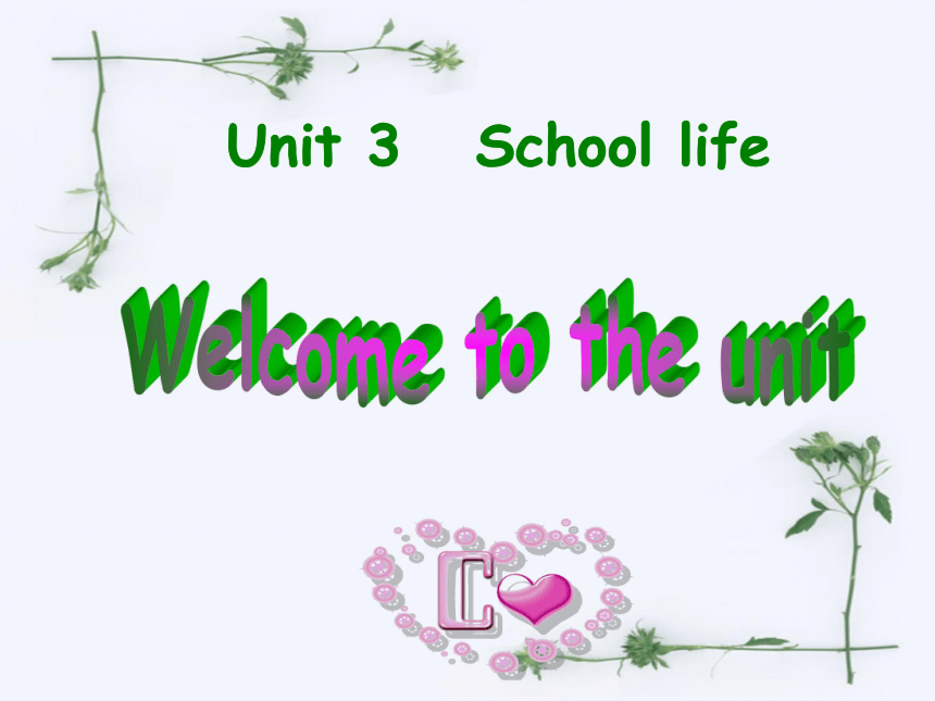 Unit 2 School life 课件（39张PPT）