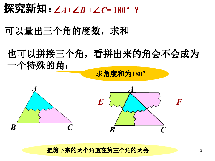 14.2（1）三角形的内角和 课件（17张PPT）