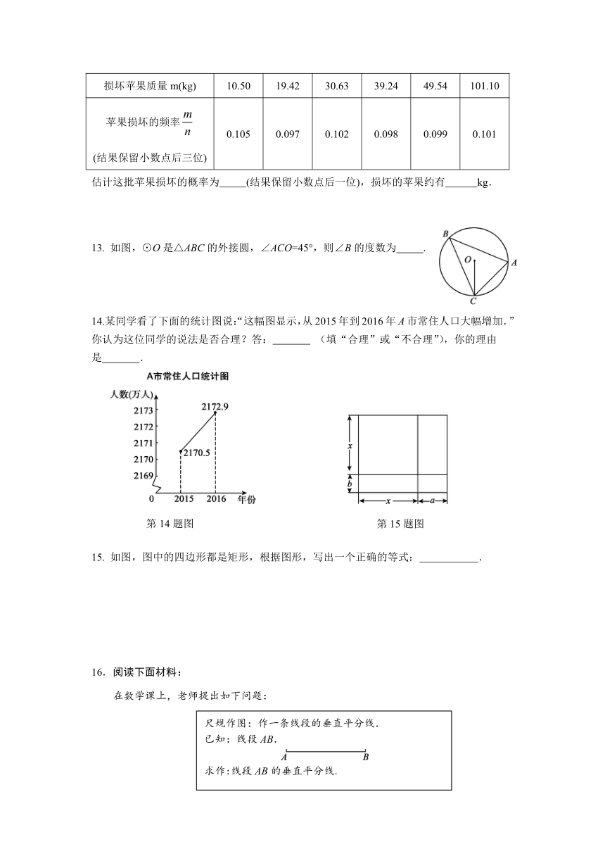 北京市朝阳区九年级综合练习（附扫描答案）