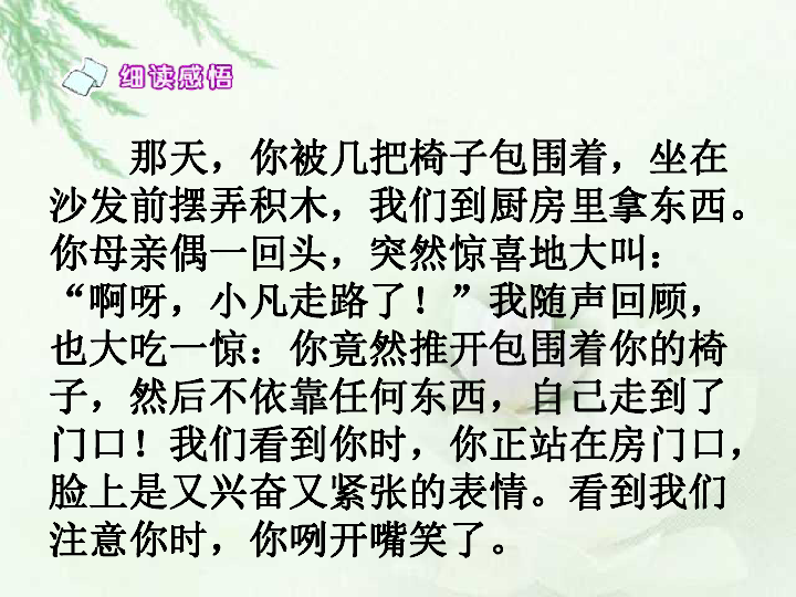 六年级下册语文课件-8.1《学步》北师大版(共19张PPT)