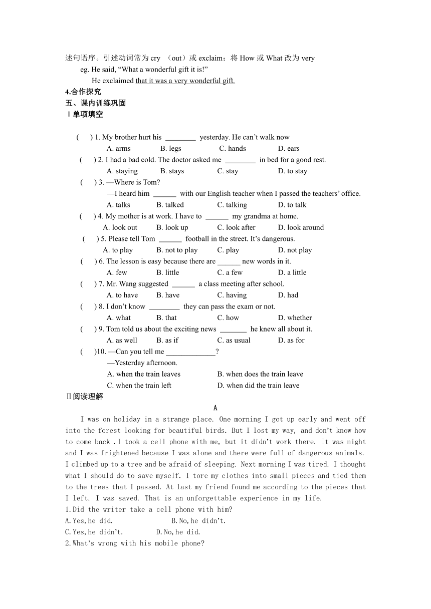 Unit 3 Language in use